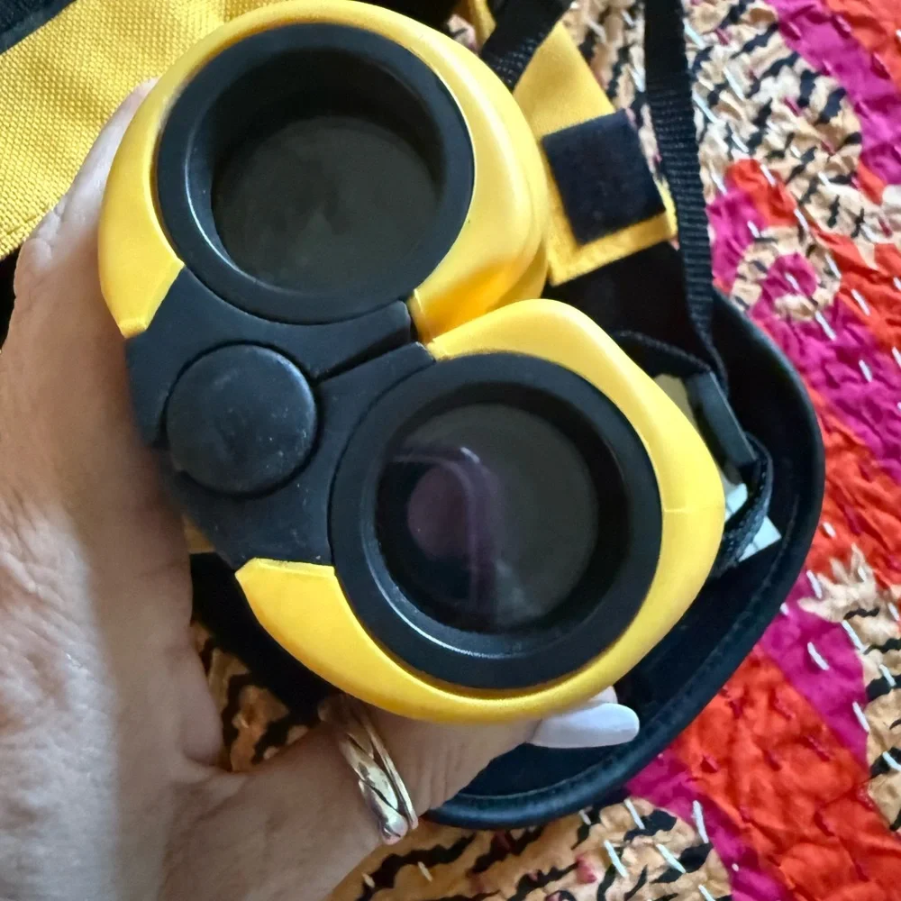 Cstar Optics 8x25mm Waterproof Binoculars-Nitrogen Filled Yellow Binoculars Case